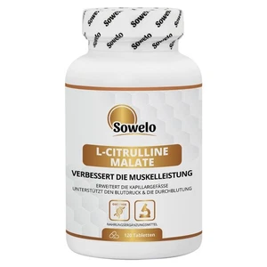 L-Citrullin Malat 1000 mg – Tabs – Muskelpump, Durchblutung & Leistung – Sowelo - Bild 1 von 9