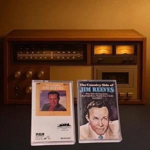 Jim Reeves Cassette Lot 3 Legendary & Country Side RCA Heartland 1980s Vintage - Picture 1 of 13