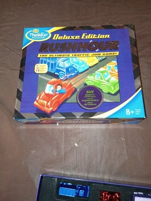 Rush Hour Deluxe Edition COMPLETE Thinkfun 2006 Strategy Thinking Game Puzzles - Image 1 of 4