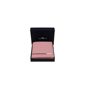 Ciervo Rosa/Rojo BI-PLIEGUE CUERO HOMBRE CARTERA PROTECCIÓN RFID ARTÍCULO DE REGALO - Imagen 1 de 8