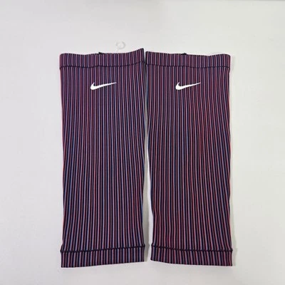 Nike Pro Elite USA MADE AO8492 Blue Red Calf Warmer Running Sleeve Unisex Large - Image 1 of 4