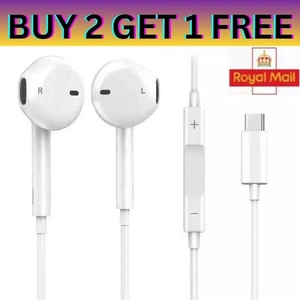 Typ C Kopfhörer kabelgebunden Samsung Galaxy S23 S22 Ultra S21 USB C Headphones Earbuds - Bild 1 von 15