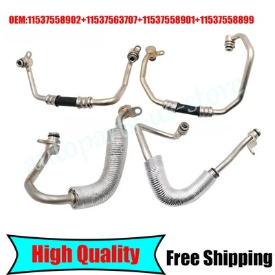 Nuevo kit de manguera de refrigerante turbo cargador para BMW 335i xDrive 335is 335xi 335is Foto 1 de 4