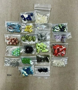 Lote cuentas para hacer joyas cristal perlas piedra y más - Imagen 1 de 8