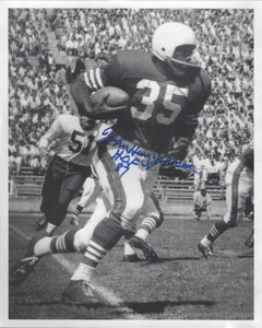 John Henry Johnson 49ers HOF Running Back Autographed 8x10 Photo Lions (d 2011) - Picture 1 of 2