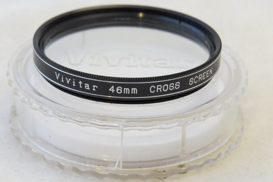 46mm Vivitar Cross Screen Vintage Filter - Lovely Quality Older Version - Image 1 of 1