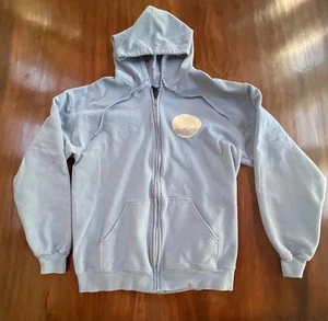 Steel Horse Unisex Kapuzenpullover mit durchgehendem Reißverschluss Large Gildan Baumwollmischung blau - Bild 1 von 9