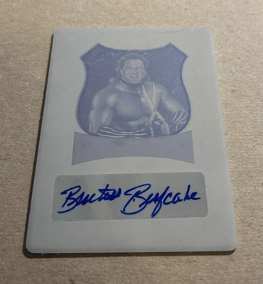 Placa de impresión consagrada Leaf Wrestling 2016 magenta automática 1/1 * BRUTUS BEEFCAKE Foto 1 de 2