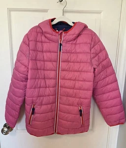 NUEVO CON ETIQUETAS Mini Boden Rosa Cosquillas Acogedora Pack Away Chaqueta Puffer Resistente al Agua 11-12 - Imagen 1 de 9