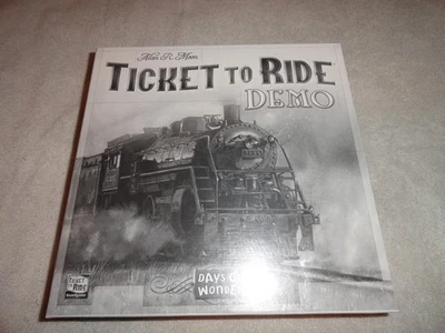 ALAN R. MOON TICKET TO RIDE  DAYS OF WONDER DEMO NEW SEALED - Image 1 of 4