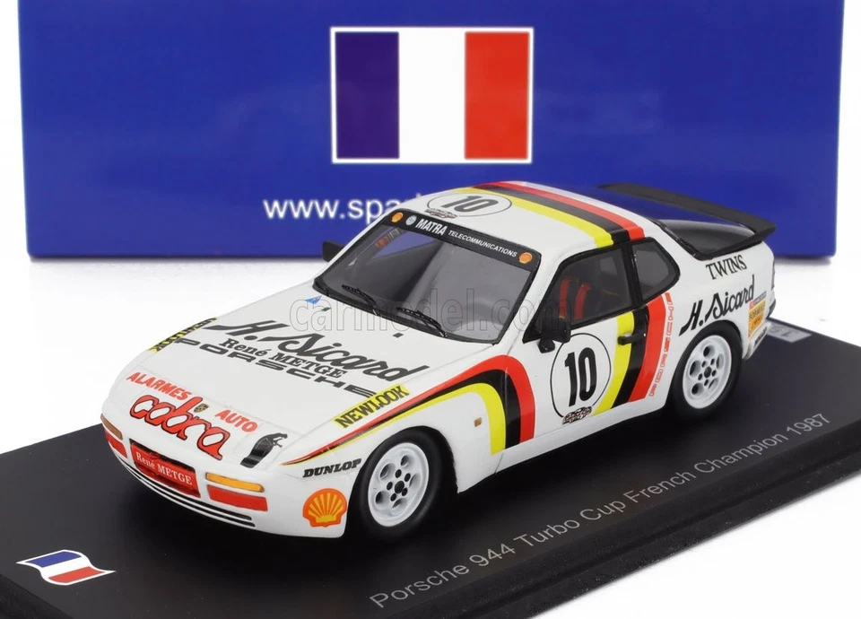 1/43 SPARK-MODEL - PORSCHE - 944 TURBO N 10 CUP CHAMPION FRANCE 1987 RENE SF311 - Immagine 1 di 1