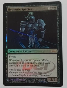 MTG Hypnotic Specter -FOIL- PLAYER REWARDS PROMOS ENG NM Espectro hipnótico - Imagen 1 de 2