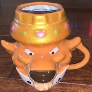 Disney Robin Hood Prince John Mug Gold Crown Figural Cup Stoneware New - Picture 1 of 4