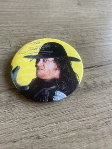 Vintage undertaker WWE Pin Badge - Used - VGC - Picture 1 of 2