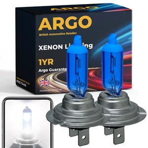 H7 Xenon White Headlight Bulbs 100w Super 6000k Bright Halogen Light Bulb 12v - Picture 1 of 13