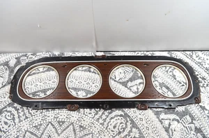 1969 1970 OEM .Mercury Cougar calibre estándar moldura de tablero de grano de madera - Imagen 1 de 9