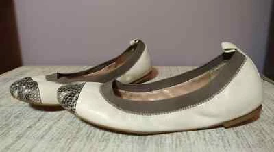 ZAPATOS PLANOS BALLET PUNTERA CUERO BANANA REPUBLIC MUJER TALLA 7,5 M Foto 1 de 4