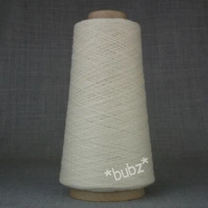 TODD & DUNCAN PURE CASHMERE YARN CONE CREAM 2/28s MACHINE KNITTING 1 2 PLY LACE - Picture 1 of 2