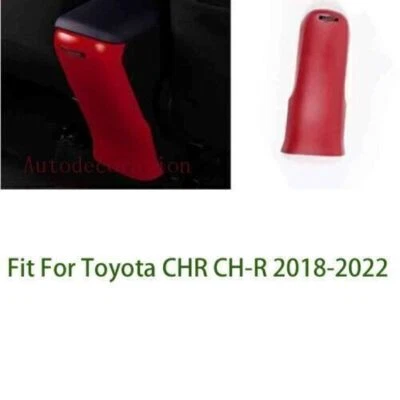 Fit For Toyota CHR CH~R 2018~2022s ABS Red Rear Air Outlet Vent Panel Cover Trim - Image 1 of 4