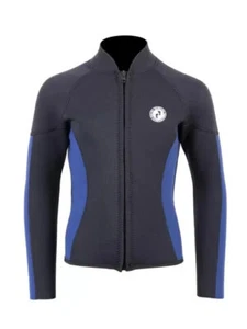 Two Bare Feet Perspective Unisex 2,5mm Neoprenanzug Jacke Full Zip Large blau/schwarz - Bild 1 von 4