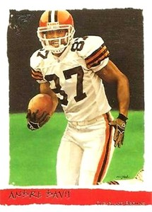 2002 Topps Gallery #155 Andre Davis RC Cleveland Browns