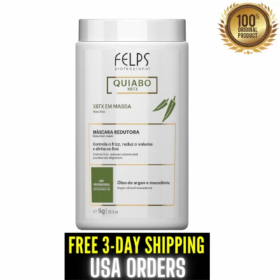 Crema tratamiento suavizante Felps XBTX em OKRA MASSA 1 kg 35,3 OZ Foto 1 de 4