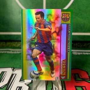 INIESTA 26 REVELACION-FC BARCELONA-MUNDICROMO FICHAS DE LA LIGA 2005 2006 CARD - Imagen 1 de 2