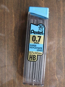 PENTEL Super Hi-Polymer Blei 0,7 mm x 60 mm HB - Bild 1 von 3