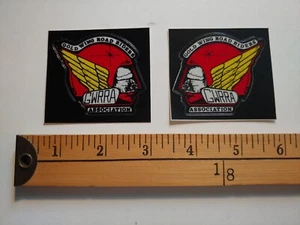 2 HONDA GOLDWING GWRRA ASSOCIATION MOTORCYCLE BIKER RIDER STICKER DECAL - Picture 1 of 1