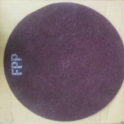 Virginia Abrasives Floor Maintenance Pads 16" Thin Line Dual Center Hole 10 Pack - Image 1 of 2