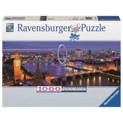 Ravensburger Puzzle 1000 Piezas Londres por la Noche Puzle Panorámico Fotopuzzle - Imagen 1 de 2