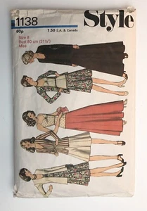 1960's Vintage Pattern Style 1183 Misses Skirt, Cardigan & Top Bust 31 1/2"  - Picture 1 of 4