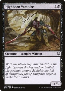 Magic the Gathering (mtg): ZNR: Highborn Vampire (x 4) - Picture 1 of 1