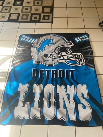 Detroit Lions Beach Blanket Cover