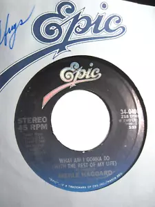 MERLE HAGGARD * 45 * What Am I Gonna Do * 1983 #3 Country * MINT UNPLAYED ! NOS - Picture 1 of 1