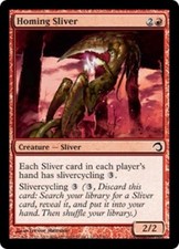 1x Light Play, English Foil Homing Sliver - Foil Premium Deck Series: Slivers