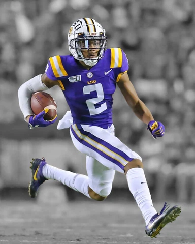 LSU Tigers JUSTIN JEFFERSON Glossy 8x10 Spotlight Photo College Print Poster Cover