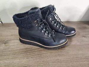 Cole Haan Women's Zerogrand Explore Waterproof Hiker Boots Black Size 7.5 C - Picture 1 of 9