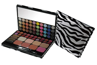 CAMEO GOLD ZEBRA EYESHADOW LIP FACE MAKEUP COSMETIC BOOK KIT - Image 1 of 2