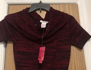 Maglione Candies Juniors taglia XS collo cappuccio cravatta media nuovo con etichetta - Foto 1 di 9