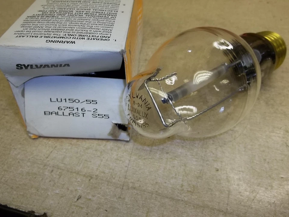 NEW Sylvania Lumalux High Pressure Sodium LU150/55 Bulb Lamp *FREE SHIPPING* - Image 1 of 1