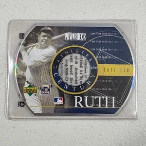 1999 Upper Deck PowerDeck BABE RUTH With Sleeve Athletes of the Century HOF - Picture 1 of 2