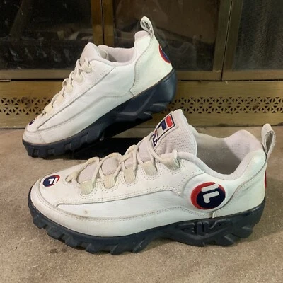 Vintage Fila 1997 OG Dad Shoes Grass Lawn Mower Mens Size 10 Cross Training Vtg - Image 1 of 4