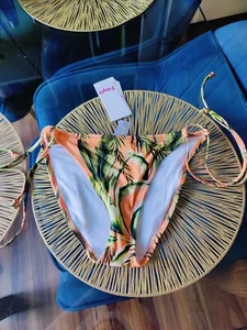 Freya Palm Paradise Tie Side Bikini Brief Size S Swim Bottom Swimwear - Picture 1 of 6