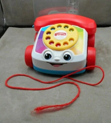 Fisher-Price Chatter Teléfono Giratorio Tirar Bebé Niño Juguete Teléfono 2015 Foto 1 de 4