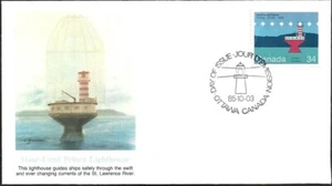 🍁Canada   #1065   "CANADIAN LIGHTHOUSES"    Brand New  1985  Fleetwood Cover - Picture 1 of 2