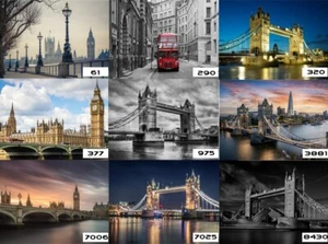Fototapete - London - Vlies - Tapete - England City Bridge Metropolitan XXL - Bild 1 von 14