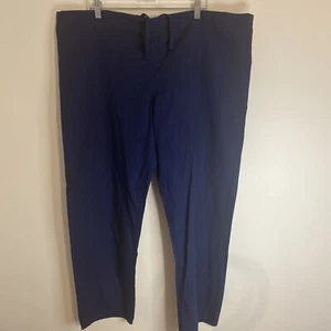 SB Scrubs Scrub Bottom Medical Uniform Indigo Drawstring Pants Large - Picture 1 of 9