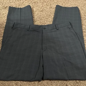 Nike Pantaloni Golf Fit Dry Elasticizzati Uomo 36x32 Finestra Plaid Check - Foto 1 di 5