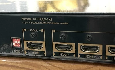 Key Digital Phantom Series KD-HDDA1x8 1 Input to 8-output HDMI/DVI Distribution - Image 1 of 2